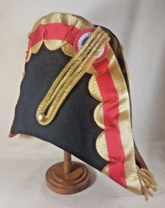 Napoleonic 17th-18th Century French Prussian General Officers Hat - Large 7 3/8 - Picture 1 of 5