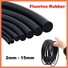 Fluorine Rubber Solid Sealing Round Strip O-ring High Temp Resistance 2mm - 15mm