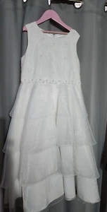 Children's Blue Sky Bridesmaid Dress Age 10 - Picture 1 of 2