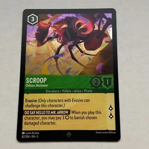 Scroop 82/204 Disney Lorcana Shimmering Skies Super Rare Cold Foil Card NM - Bild 1 von 2