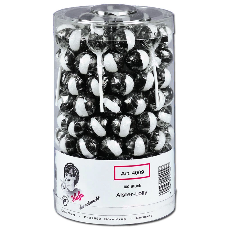 (10,55€/1kg) Küfa Alster-Lutscher, Lolly, 100 Stück - Bild 1 von 1