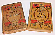 Tom Swift 1911 Motor Boat 1919 Air Scout Books Victor Appleton LOT-2
