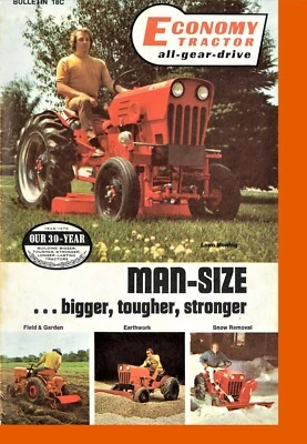Economy All Gear Drive Tractor Dealer's Sales Color Brochure 1976 18C Power King - Image 1 of 4