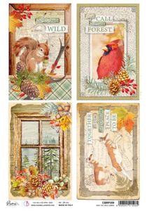 Ciao Bella - A4 Rice Paper - Into The Wild Collection - Into The Wild Cards - Picture 1 of 1