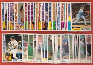 1984 Topps Tiffany - Pick One - Fill Your Set - #1-#299