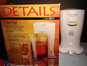 MR. COFFEE TM8D ICE CAFE ICED TEA OR COFFEE MAKER w/3QT PITCHER & LID OPENED BOX - Picture 1 of 14