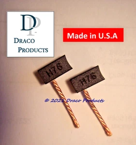 Set Replacement Motor Carbon Brush 13mm x 6.3mm x 6.3mm (1/2"x1/4"x1/4") - Picture 1 of 7