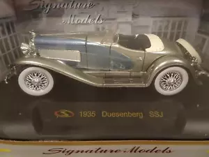 1935 Duesenberg SSJ 1:32 Signature Models Silver #32318 NIB Diecast Car - Picture 1 of 13