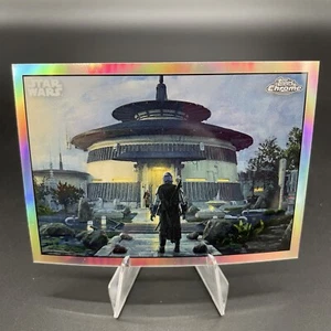 Tarjeta de arte conceptual 2022 Topps cromada Star Wars: The Mandalorian #IC-20 ENVÍO GRATUITO - Imagen 1 de 2