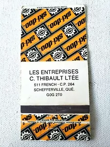 Vintage SKI-DOO BOMBARDIER Matchbook MATCHES Eddy Match Schefferville Quebec - Bild 1 von 3