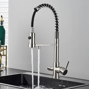 Grifo de cocina de acero inoxidable de 3 vías grifo de ósmosis filtro de agua grifo de agua potable - Imagen 1 de 13