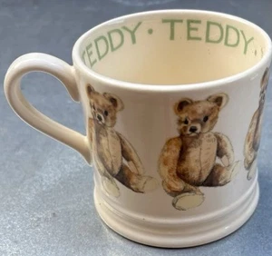EMMA BRIDGEWATER TEDDY SMALL MUG 1/4 PINT, UNUSED. RARE - Picture 1 of 6