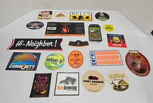 Local Craft Beer Brewery Decal & Sticker Lot Ghost River Terrapin Lot Of 20 B5 - Picture 1 of 6