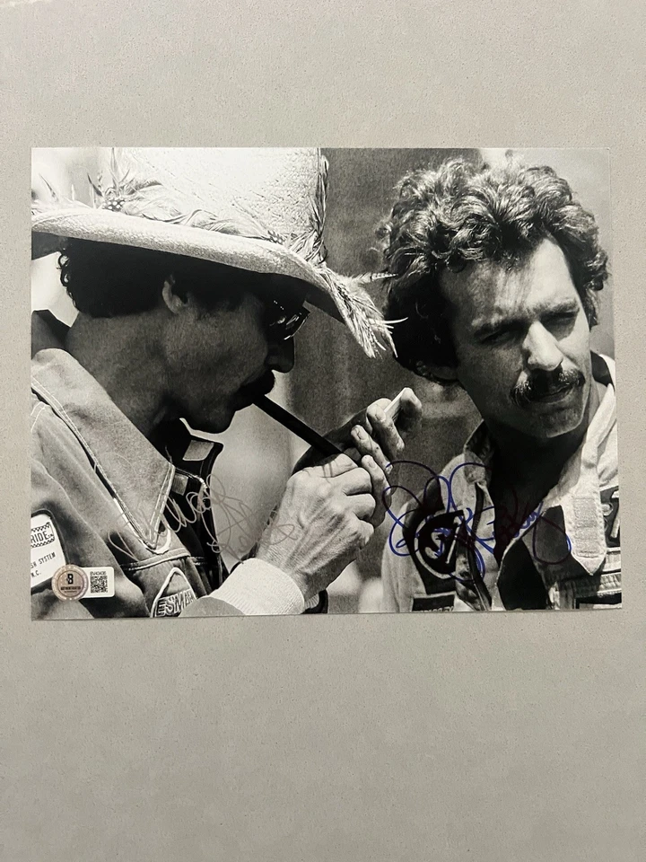 Foto firmada autografiada por Richard & Kyle Petty 8x10 Beckett BAS CERTIFICADO DE AUTENTICIDAD NASCAR Racing Foto 1 de 1