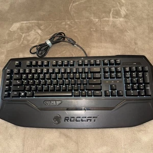 ROCCAT Ryos MK Advanced Mechanical Gaming Keyboard Cherry MX ROC-12-601-BK Used - Picture 1 of 2