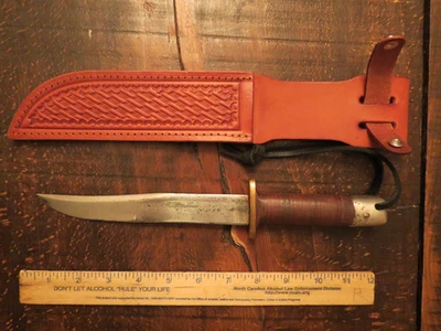 Cuchillo de Lucha BIZON Raro De Colección y Funda-TIPO SOG Foto 1 de 4