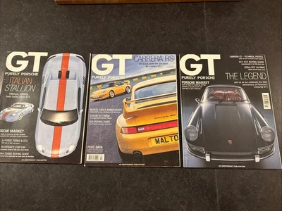 GT Purely Porsche Magazine x3 2003 - Issue 15, 18 & 20 - Carrera RS, 911 Targa - Image 1 of 4