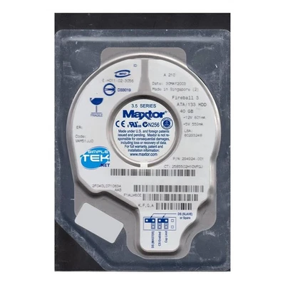 Maxtor Fireball 3 40 GB 3.5" HDD IDE PATA EIDE Hard Disk Windows Refurbished - Image 1 of 4