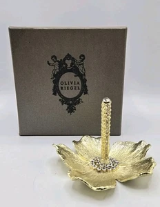¡NUEVO! Soporte de anillo botánico de oro Olivia Riegel RH5000.  - Imagen 1 de 6