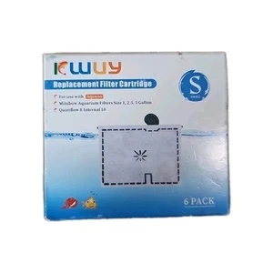 KWUY Replacement Filter Cartridges for Aqueon Aquarium Fish Tank - Small 6 Pack - Picture 1 of 4