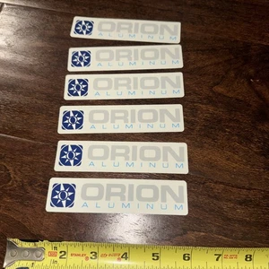Orion Aluminum Skateboard Trucks Silver Alien Skateboarding STICKER Kalis Lot - Picture 1 of 1