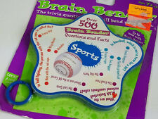 Vintage 1995 Nickelodeon Sports Brain Bender 500 Question & Facts Trivia Cards