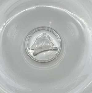 Clipper Ship Etched Glass Bowl MidCentury Large Art Dish Vintage 1950s 12in Wide - Picture 1 of 19