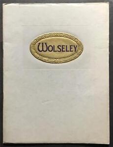 WOLSELEY CARS Sales Brochure OCT 1927 #790 (2756) - 10/27/20m  11/22hp, 12/32hp+