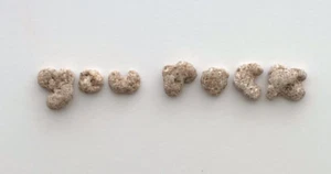Pietre da spiaggia naturali a forma di lettera YOU ROCK ciottoli parola arte/artigianato San Valentino USA - Foto 1 di 8