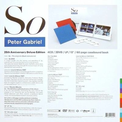 Peter Gabriel - So - Ltd. 25 Anniversary Deluxe Vinyl + CD + DVD Box - Sealed - Bild 1 von 2