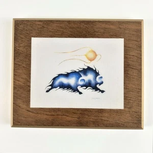"Bueyes almizcle placa personalizada laminada Garry Meeches 5,25""x6,25" - Imagen 1 de 8