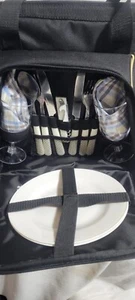 PICNIC TIME PICNIC COOLER BACKPACK PT- W/ SERVICE FOR TWO - Picture 1 of 5