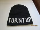 Charlotte Russe Black Stocking Cap Hat Turnt Up 100% Acrylic Adult One size