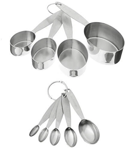 Cuisipro Stainless Steel Measuring Cup and Spoon Set - Image 1 of 4