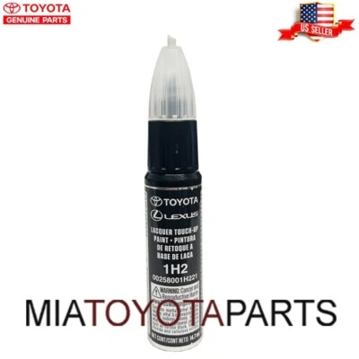 Genuine Toyota Cosmic Gray Mica Touch-up Paint Code 1H2 OEM 00258-001H2-21 - Image 1 of 4
