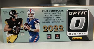 2022 Donruss Optic Wave Football Premium Box Set /300 #1-100