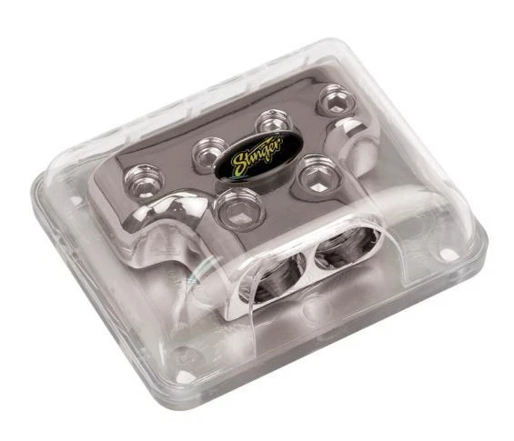 STINGER SPD514 Two 1/0 Inputs Four 4 AWG Gauge Output Power Distribution Block