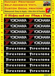 Scalextric Slotcar 1/32 Gebäude Barriere Trackside Sticker Decals Bogen 18 - Bild 1 von 3