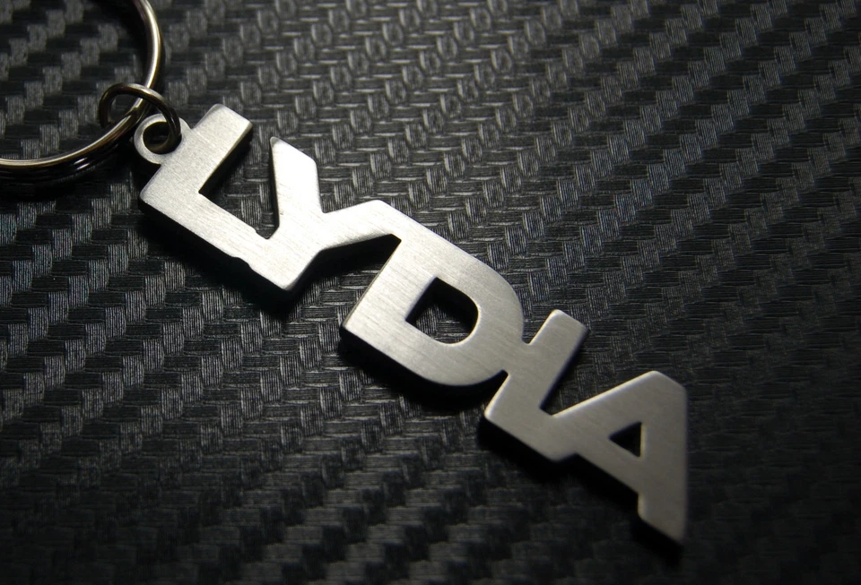 LYDIA Keyring Keychain Key Fob Stainless Steel Name Gift - Image 1 of 1