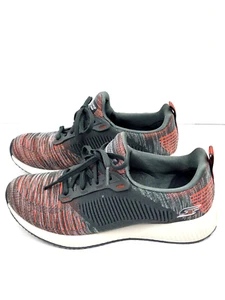 Skechers Bobs Memory Foam Sneaker Grey Orange 7 - Picture 1 of 7