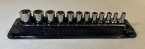 Snap-On 12pc Metric Socket Set PAKTY263 Magnetic Tray 5mm to 15mm - Picture 1 of 9