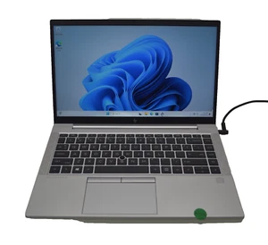 HP 845 G7 14" Laptop 2.1GHz Ryzen 5 8GB RAM 256GB SSD Win 11 Pro (Grade B No AC) - Picture 1 of 3