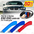 14 BARS Front Kidney Grille 3 Colour Cover Insert Stripe fit BMW E92 E93 2005-09