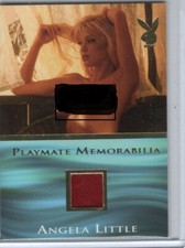 2018 Playboy Barefoot Beauties ANGELA LITTLE Memorabilia Card