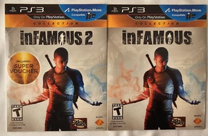 Infamous Collection 1 And 2 [Not For Resale] PS3 Sleeve New Sealed - Picture 1 of 2