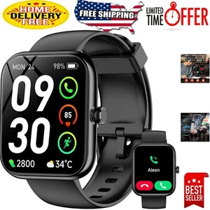 Stylish 1.83" Smartwatch with Bluetooth Calls, Sleep Tracker & 100+ Sports Modes - Picture 1 of 9