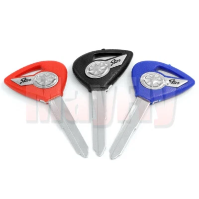 Llaves en blanco de hoja sin cortar aptas para Yamaha YZF R1 R6 R15 FZ1 XJR1300 XJ6 MT09 Tmax Foto 1 de 4