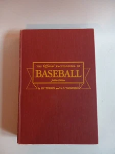 THE OFFICIAL ENCYCLOPEDIA OF BASEBALL---JUBILEE EDITION Hardcover Book (1951) - Picture 1 of 5