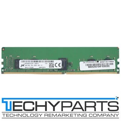 MICRON MTA9ASF1G72PZ-2G9E1 8GB 1Rx8 PC4-2933Y ECC Registrado 1.2V 288-pin RDIMM Foto 1 de 3