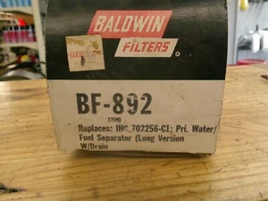 Filtro separador de agua combustible Baldwin BF892 - Imagen 1 de 4